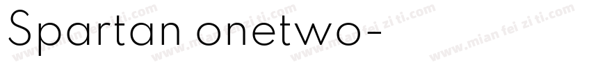 Spartan onetwo字体转换
